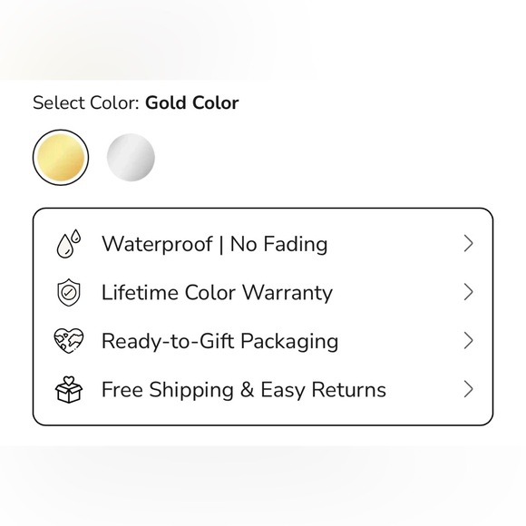 NIB New Atolea POSITANO NECKLACE Jewelry Gold Color - Picture 5 of 8